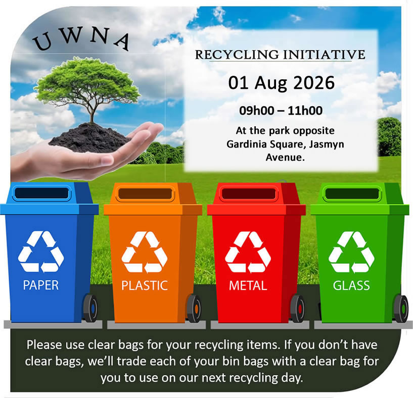 UWNA Recycling Initiative 1 Aug 2026