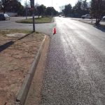 Medians at Paul Kruger Ave Cleaned