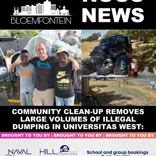 Community Clean Up Removes Large Volumes of Illegal Dumping Universitas West